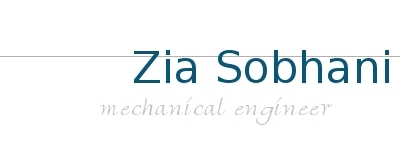 Zia Sobhani - mechanical engineer